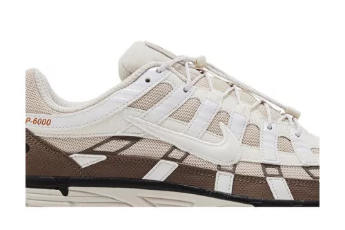 Nike P-6000 Light Orewood Brown Mink Brown férfi alacsony szárú utcai sneaker barna