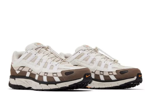 Nike P-6000 Light Orewood Brown Mink Brown férfi alacsony szárú utcai sneaker barna