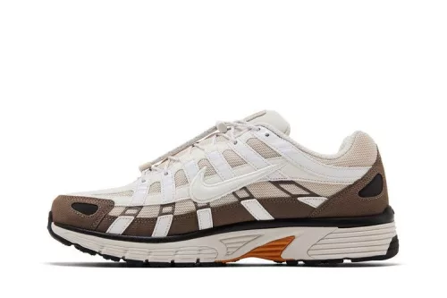 Nike P-6000 Light Orewood Brown Mink Brown férfi alacsony szárú utcai sneaker barna