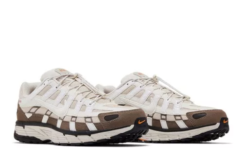 Nike P-6000 Light Orewood Brown Mink Brown férfi alacsony szárú utcai sneaker barna