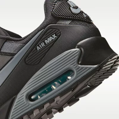 Air Max 90 Drift Black Wolf Grey Anthracite alacsony szárú sneaker – termékfotó, oldalnézet