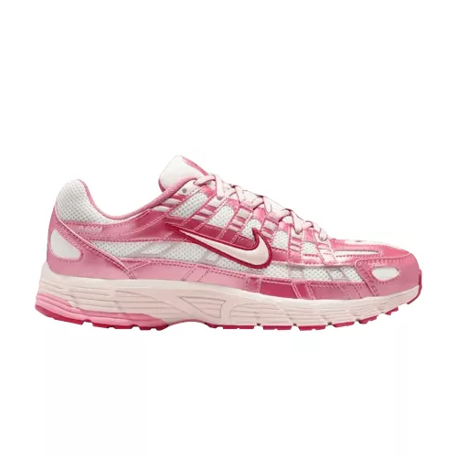 Nike P-6000 White Silt Red Peony (Women's) alacsony szárú sneaker – termékfotó, oldalnézet