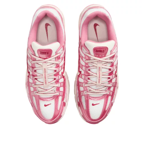 Nike P-6000 White Silt Red Peony (Women's) alacsony szárú sneaker – termékfotó, oldalnézet