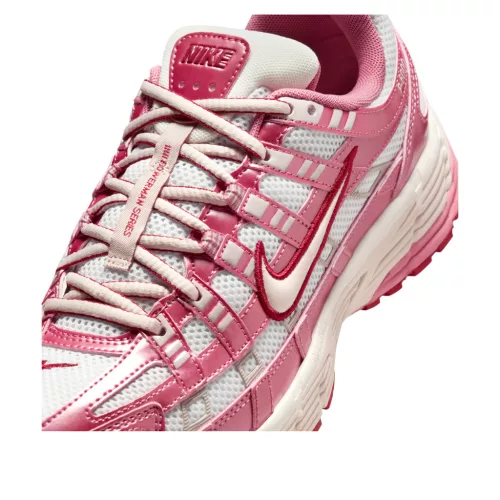 Nike P-6000 White Silt Red Peony (Women's) alacsony szárú sneaker – termékfotó, oldalnézet