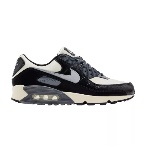 Nike Air Max 90 QS Smoke Grey Crocodile alacsony szárú sneaker – termékfotó, oldalnézet