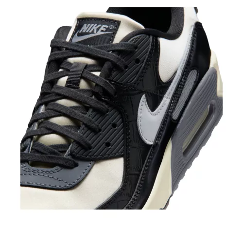 Nike Air Max 90 QS Smoke Grey Crocodile alacsony szárú sneaker – termékfotó, oldalnézet