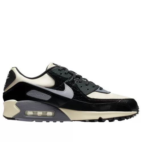 Nike Air Max 90 QS Smoke Grey Crocodile alacsony szárú sneaker – termékfotó, oldalnézet