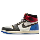 Jordan 1 Retro High OG SP Fragment x Union LA Varsity Red Sport Royal magas szárú sneaker – termékfotó, oldalnézet