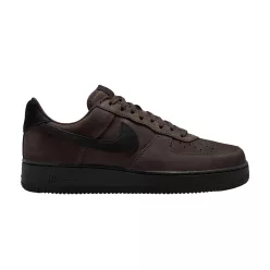 Nike Air Force 1 Low Retro Premium QS Black Tea Black Badgeless alacsony szárú sneaker – termékfotó, oldalnézet