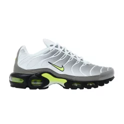   Nike Air Max Plus White Pearl Grey Neon férfi alacsony szárú utcai sneaker fehér