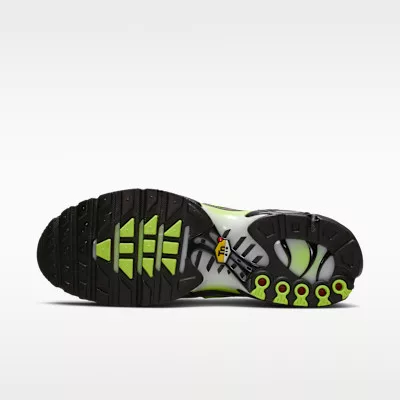 Nike Air Max Plus White Pearl Grey Neon férfi alacsony szárú utcai sneaker fehér