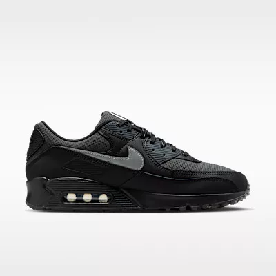 Nike Air Max 90 Anthracite Black férfi alacsony szárú utcai sneaker fekete