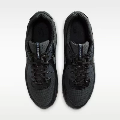 Nike Air Max 90 Anthracite Black férfi alacsony szárú utcai sneaker fekete