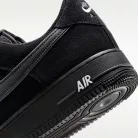 Nike Air Force 1 Low '07 LV8 Black Iron Grey alacsony szárú sneaker – termékfotó, oldalnézet