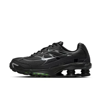 Nike Shox Ride 2 Black Cool Grey Silver alacsony szárú sneaker – termékfotó, oldalnézet