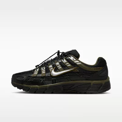 Nike P-6000 Black Dark Hazel alacsony szárú sneaker – termékfotó, oldalnézet