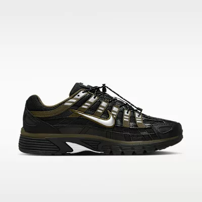 Nike P-6000 Black Dark Hazel alacsony szárú sneaker – termékfotó, oldalnézet