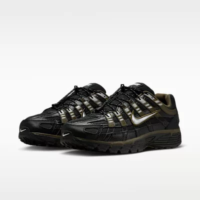 Nike P-6000 Black Dark Hazel alacsony szárú sneaker – termékfotó, oldalnézet