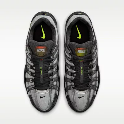 Nike P-6000 Grey Fog Volt Black alacsony szárú sneaker – termékfotó, oldalnézet