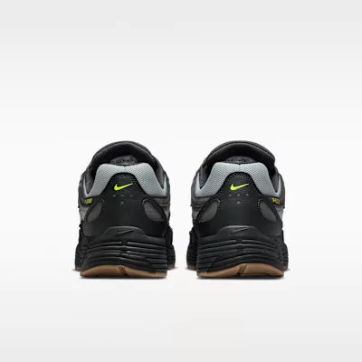 Nike P-6000 Grey Fog Volt Black alacsony szárú sneaker – termékfotó, oldalnézet