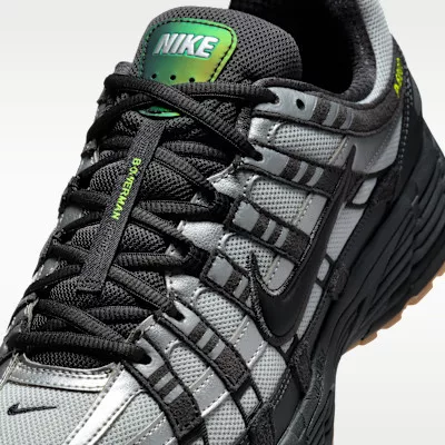 Nike P-6000 Grey Fog Volt Black alacsony szárú sneaker – termékfotó, oldalnézet