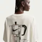 Nike Sportswear Classic Women's Oversized Short-Sleeve T-Shirt Sail/Dark Hazel/Dark Hazel – termékfotó, oldalnézet