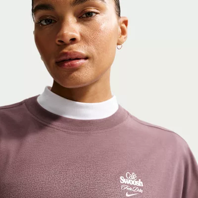 Nike NSW Oversized Tee 'Tattoo/Sail' – termékfotó, oldalnézet
