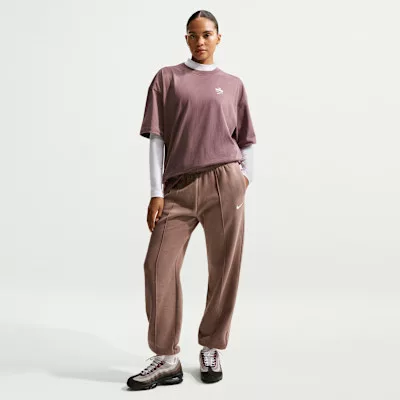 Nike NSW Oversized Tee 'Tattoo/Sail' – termékfotó, oldalnézet
