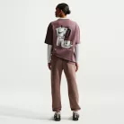 Nike NSW Oversized Tee 'Tattoo/Sail' – termékfotó, oldalnézet