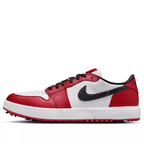 Jordan 1 Low Golf Spiked Chicago alacsony szárú sneaker – termékfotó, oldalnézet