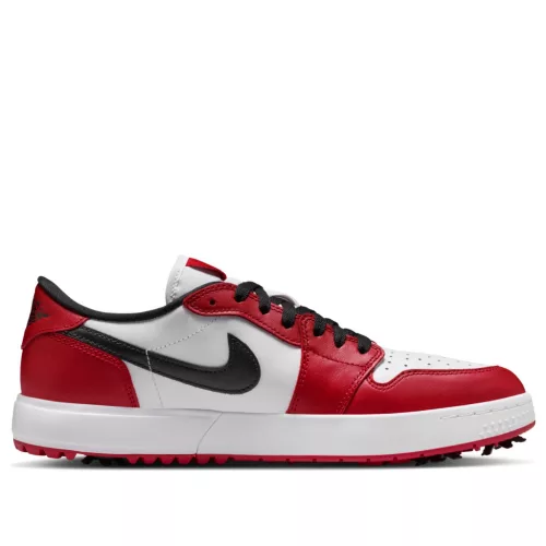 Jordan 1 Low Golf Spiked Chicago alacsony szárú sneaker – termékfotó, oldalnézet