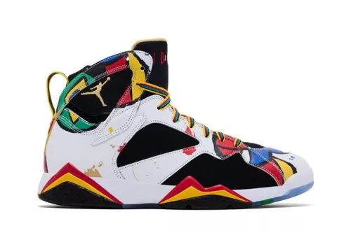 Air Jordan 7 Retro Miro férfi magas szárú kosárlabdacipő fehér