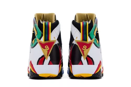 Air Jordan 7 Retro Miro férfi magas szárú kosárlabdacipő fehér