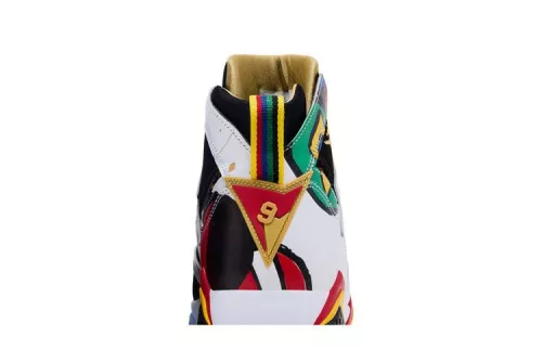 Air Jordan 7 Retro Miro férfi magas szárú kosárlabdacipő fehér