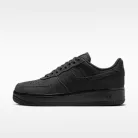 Nike Air Force 1 '07 Triple Black (W) alacsony szárú sneaker – termékfotó, oldalnézet