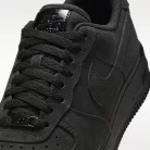 Nike Air Force 1 '07 Triple Black (W) alacsony szárú sneaker – termékfotó, oldalnézet