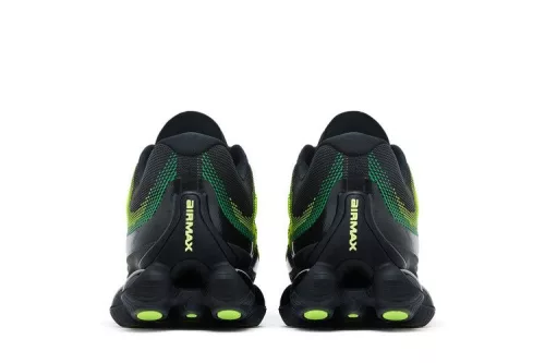 Nike Air Liquid Max Black Green Apple alacsony szárú sneaker – termékfotó, oldalnézet