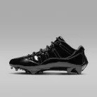 Jordan 11 Low TD Cleat Patent Black férfi alacsony szárú utcai sneaker fekete