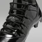 Jordan 11 Low TD Cleat Patent Black férfi alacsony szárú utcai sneaker fekete