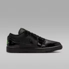 Jordan 1 Low SE Black Croc Scream Green (Women's) női alacsony szárú utcai sneaker fekete zöld