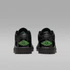 Jordan 1 Low SE Black Croc Scream Green (Women's) női alacsony szárú utcai sneaker fekete zöld