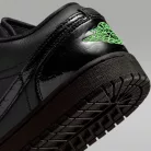 Jordan 1 Low SE Black Croc Scream Green (Women's) női alacsony szárú utcai sneaker fekete zöld