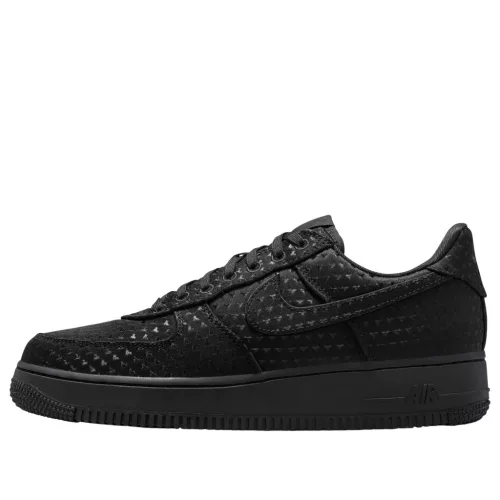 Nike Air Force 1 Low Valentine's Day Triple Black (2026) (Women's) alacsony szárú sneaker – termékfotó, oldalnézet