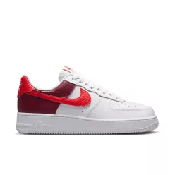 Nike Air Force 1 Low '07 White Light Crimson Gold Charm Bracelet (Women's) alacsony szárú sneaker – termékfotó, oldalnézet