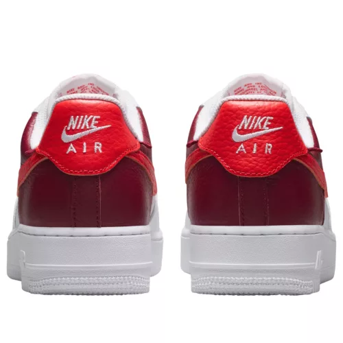 Nike Air Force 1 Low '07 White Light Crimson Gold Charm Bracelet (Women's) alacsony szárú sneaker – termékfotó, oldalnézet