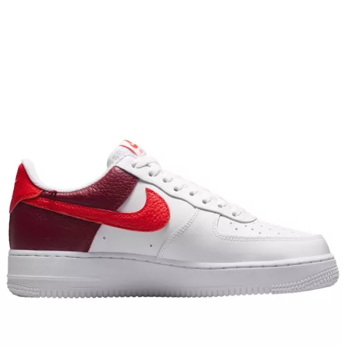 Nike Air Force 1 Low '07 White Light Crimson Gold Charm Bracelet (Women's) alacsony szárú sneaker – termékfotó, oldalnézet