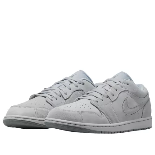 Jordan 1 Low SE Craft Wolf Grey alacsony szárú sneaker – termékfotó, oldalnézet