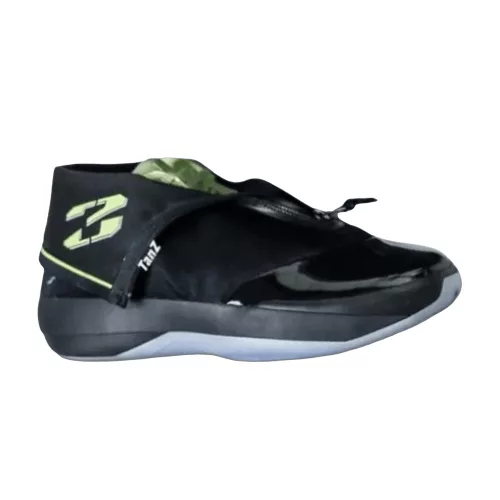 Air Jordan 4028 'Black Volt' férfi magas szárú kosárlabdacipő fekete