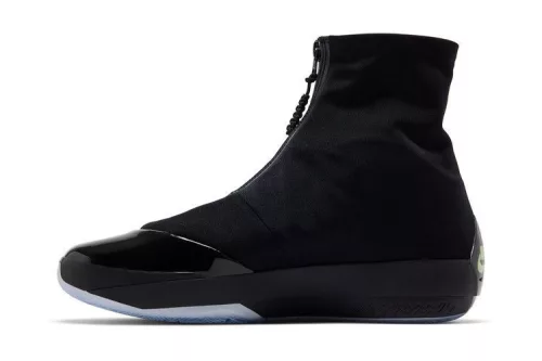 Air Jordan 4028 'Black Volt' férfi magas szárú kosárlabdacipő fekete
