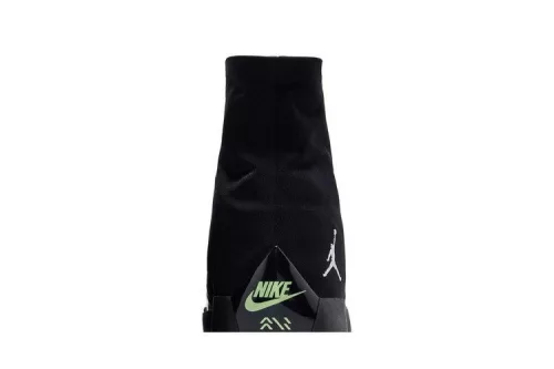 Air Jordan 4028 'Black Volt' férfi magas szárú kosárlabdacipő fekete